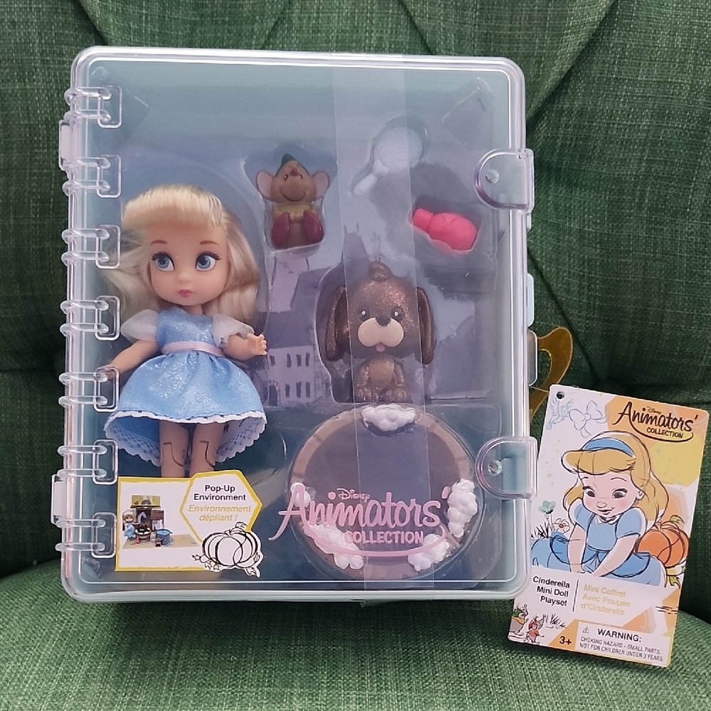 Disney Animators' Collection Cinderella Mini Doll Set - Blue